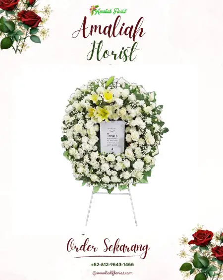 Krans Bunga Duka Cimanglid